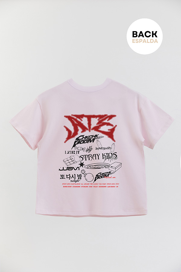 REMERA KID OVERSIZE STRAY KIDS FB ATE