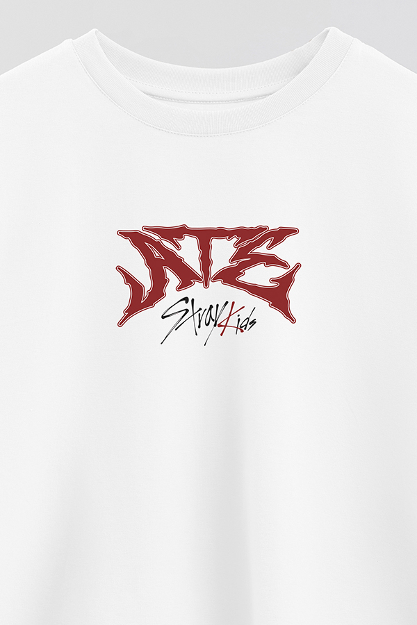 REMERA CROP ESTAMPADA STRAY KIDS FB ATE