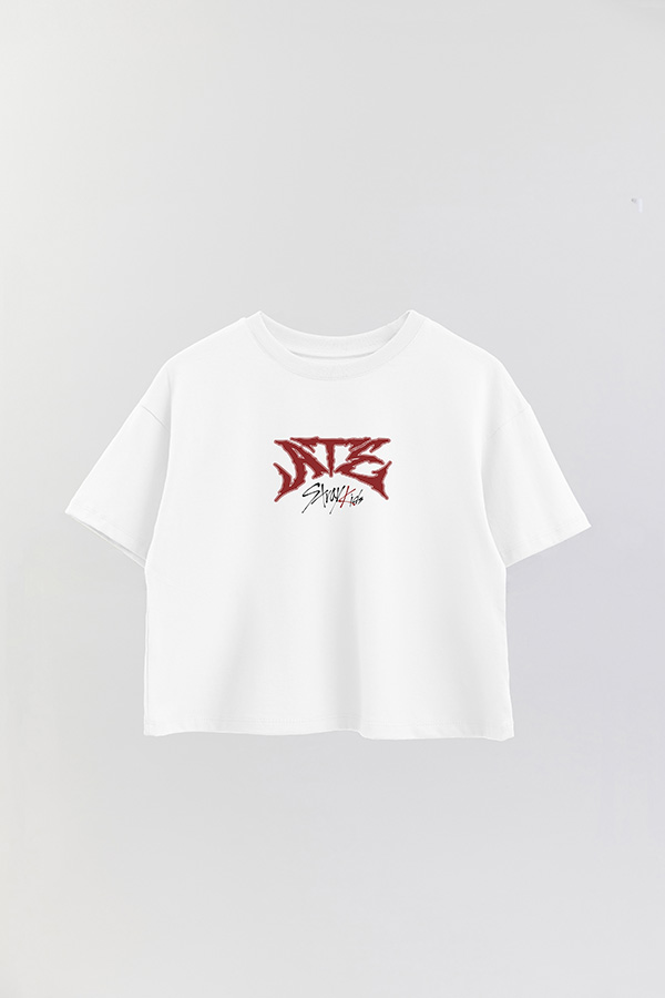 REMERA CROP ESTAMPADA STRAY KIDS FB ATE