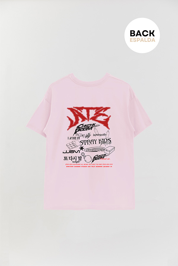 REMERA OVER ESTAMPADA STRAY KIDS FB ATE