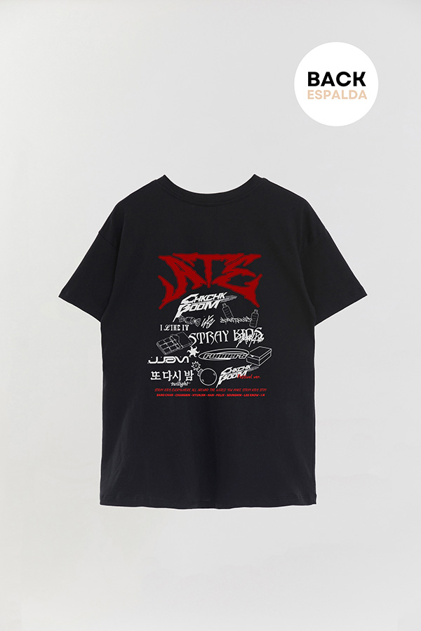 REMERA OVER ESTAMPADA STRAY KIDS FB ATE