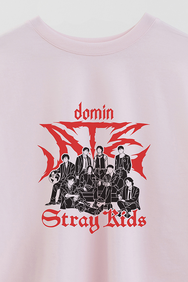 REMERA CROP ESTAMPADA STRAY KIDS DR4