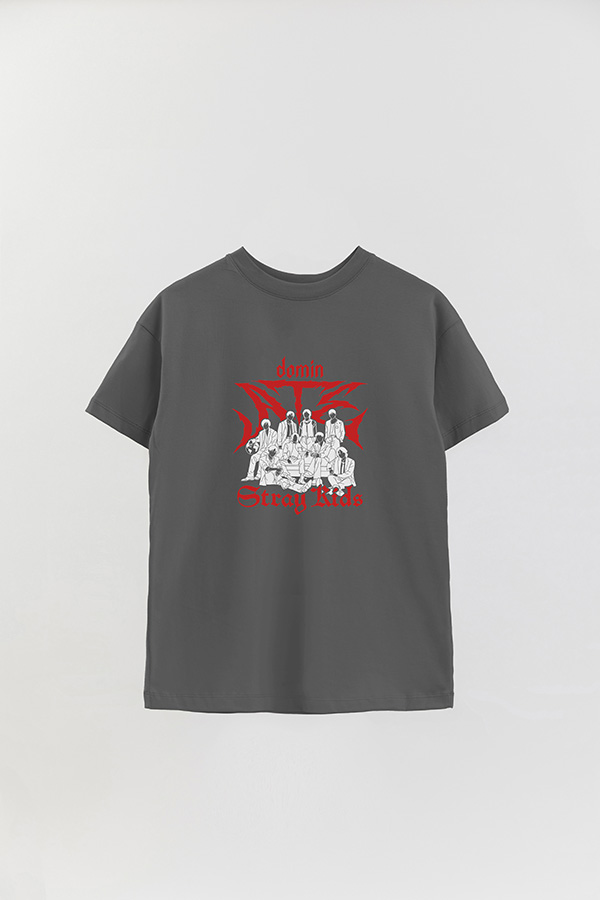 REMERA OVER ESTAMPADA STRAY KIDS DR4