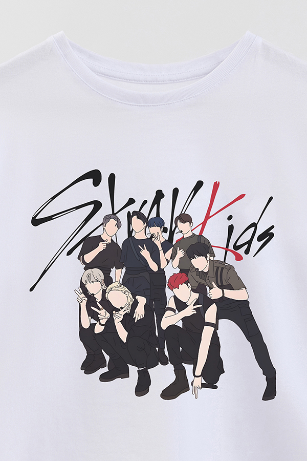 REMERA KID OVERSIZE STRAY KIDS DR3