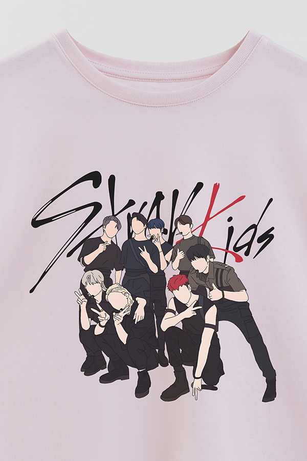 REMERA KID OVERSIZE STRAY KIDS DR3