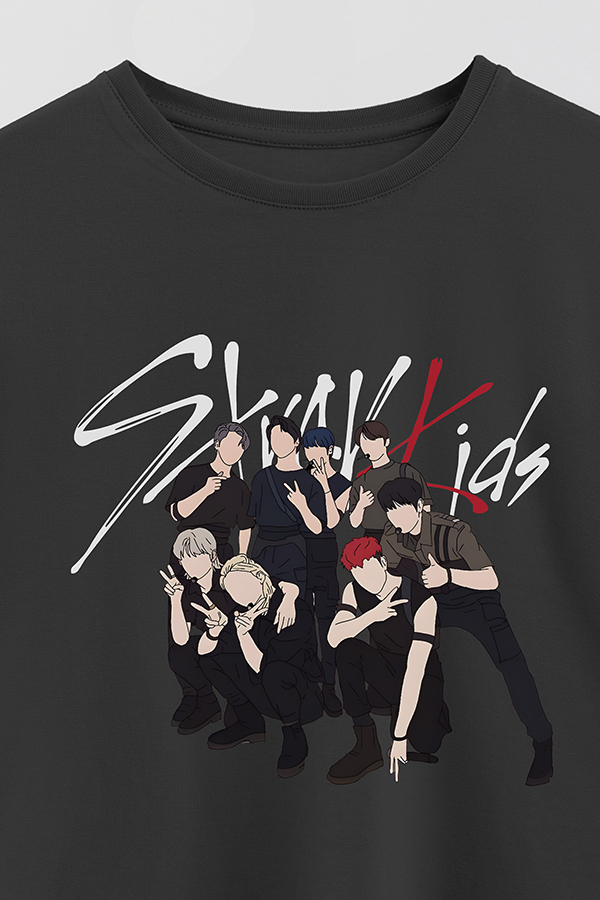REMERA KID OVERSIZE STRAY KIDS DR3