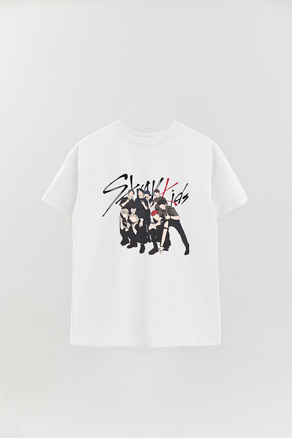 REMERA OVER ESTAMPADA STRAY KIDS DR3