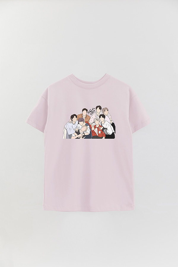 REMERA OVER ESTAMPADA STRAY KIDS DR2