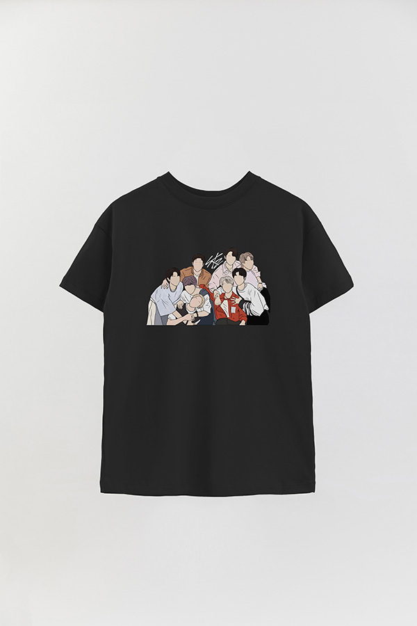 REMERA OVER ESTAMPADA STRAY KIDS DR2