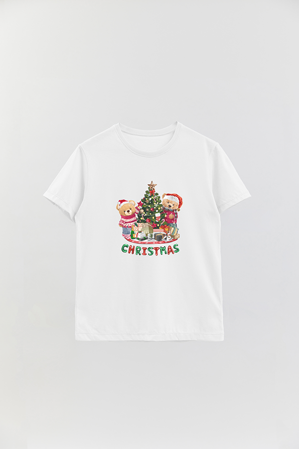 REMERA BASICA ESTAMPADA CHRISTMAS