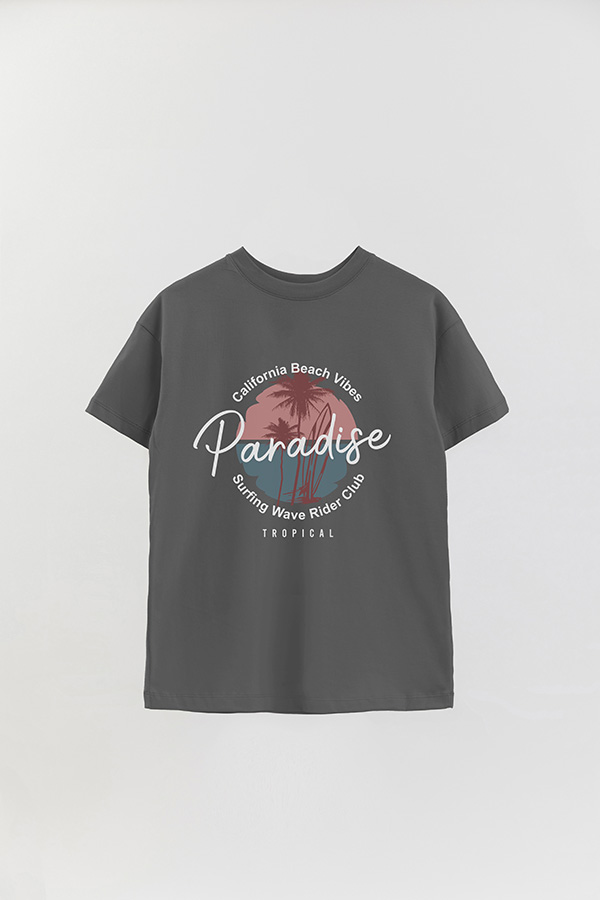 REMERA OVER ESTAMPADA PARADISE 1