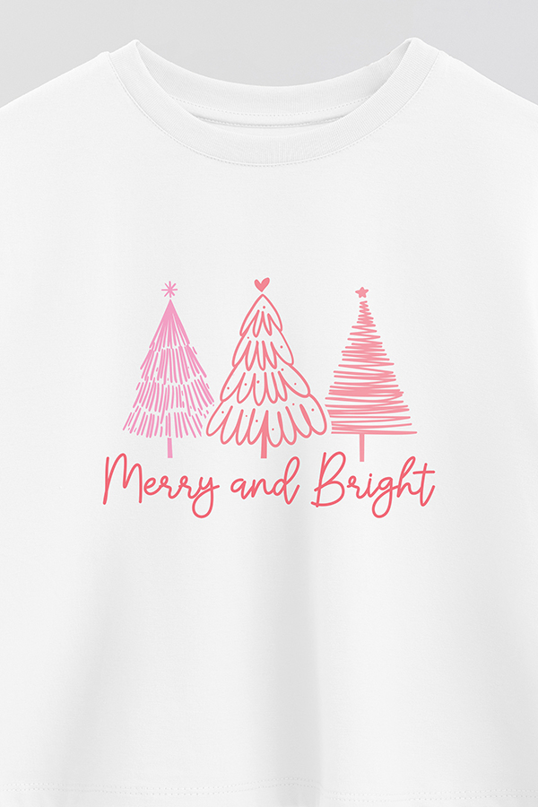 REMERA CROP MERRY AND BRIGHT 1