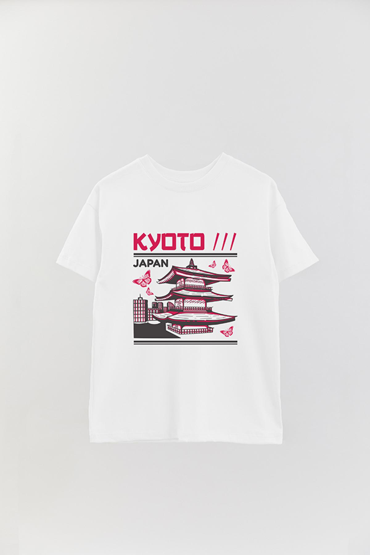 REMERA OVER ESTAMPADA CT KYOTO JAPAN