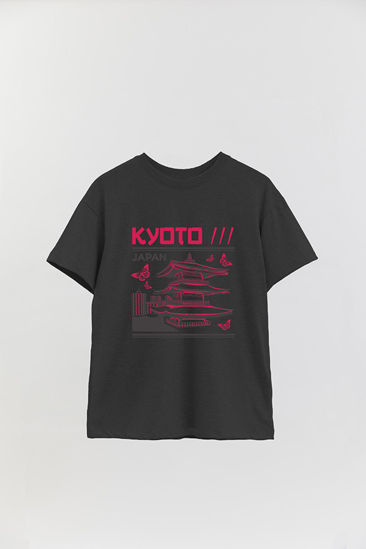 REMERA OVER ESTAMPADA CT KYOTO JAPAN