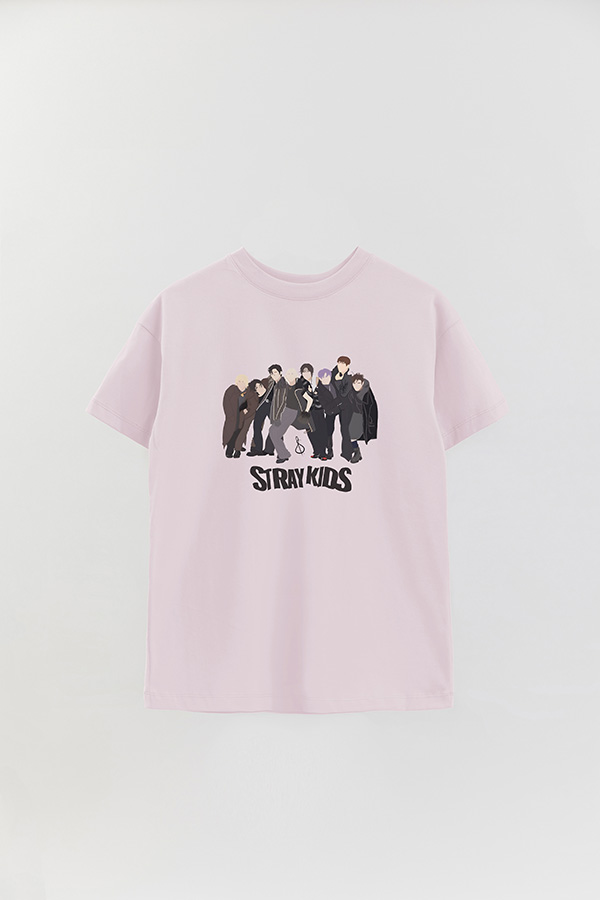 REMERA OVER ESTAMPADA STRAY KIDS DR1
