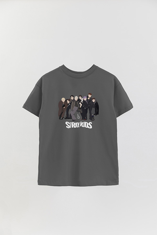 REMERA OVER ESTAMPADA STRAY KIDS DR1