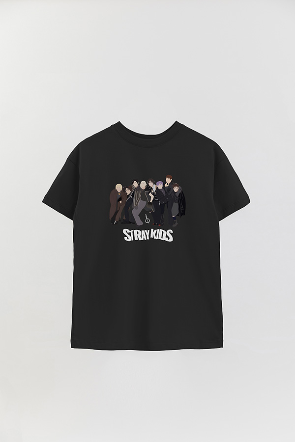 REMERA OVER ESTAMPADA STRAY KIDS DR1
