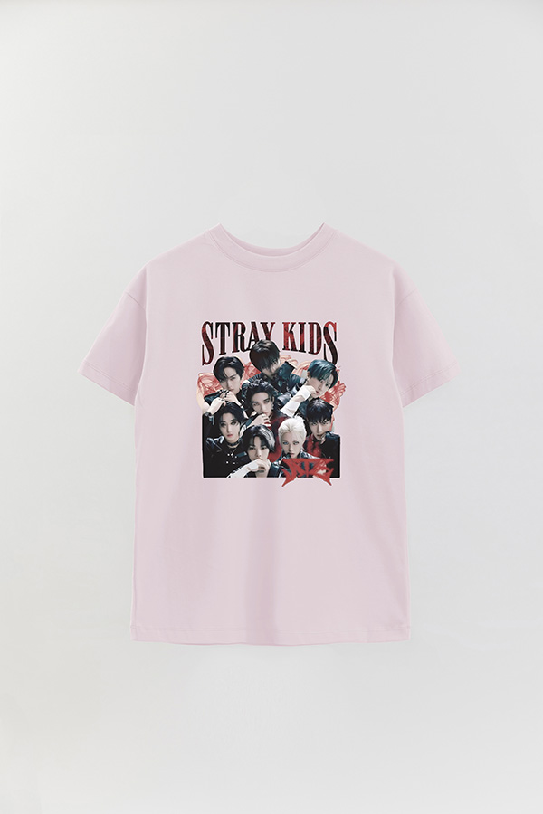 REMERA OVER ESTAMPADA STRAY KIDS BND4