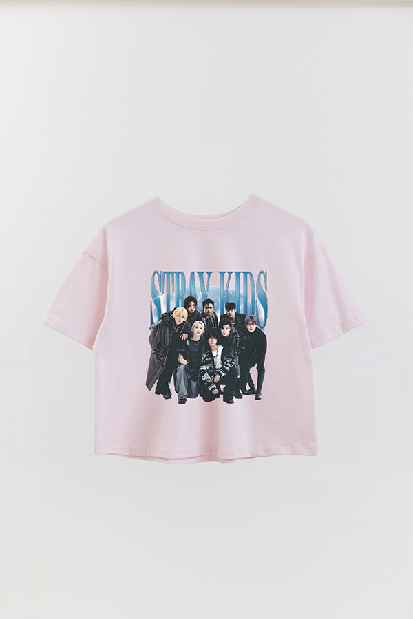 REMERA CROP ESTAMPADA STRAY KIDS BND3