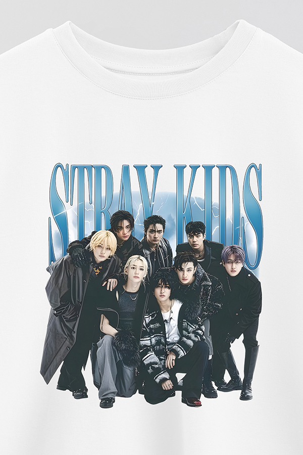 REMERA CROP ESTAMPADA STRAY KIDS BND3
