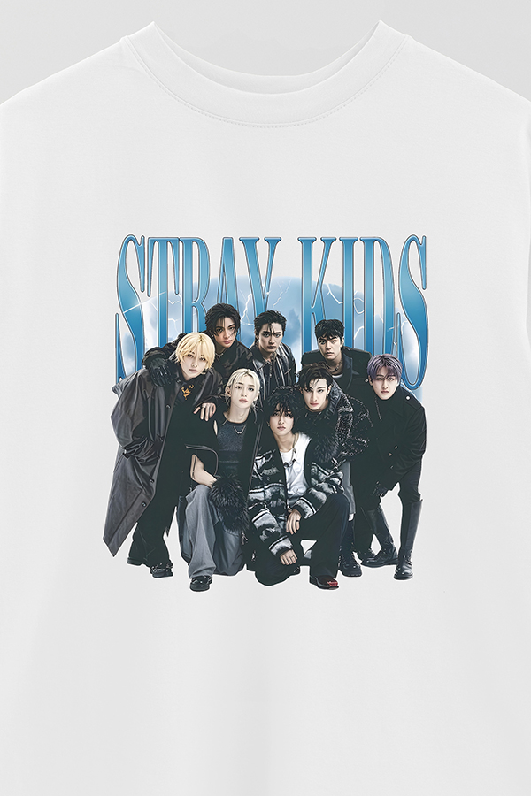 REMERA OVER ESTAMPADA STRAY KIDS BND3