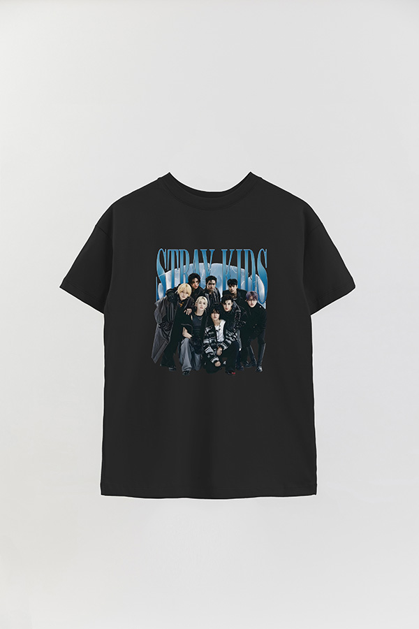 REMERA OVER ESTAMPADA STRAY KIDS BND3