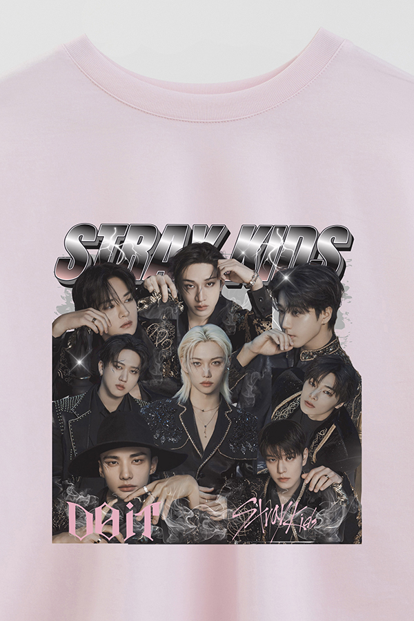 REMERA CROP ESTAMPADA STRAY KIDS BND2