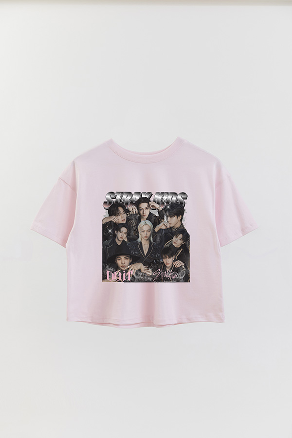 REMERA CROP ESTAMPADA STRAY KIDS BND2
