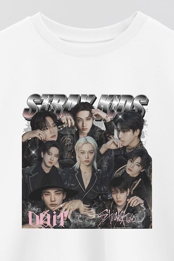 REMERA CROP ESTAMPADA STRAY KIDS BND2