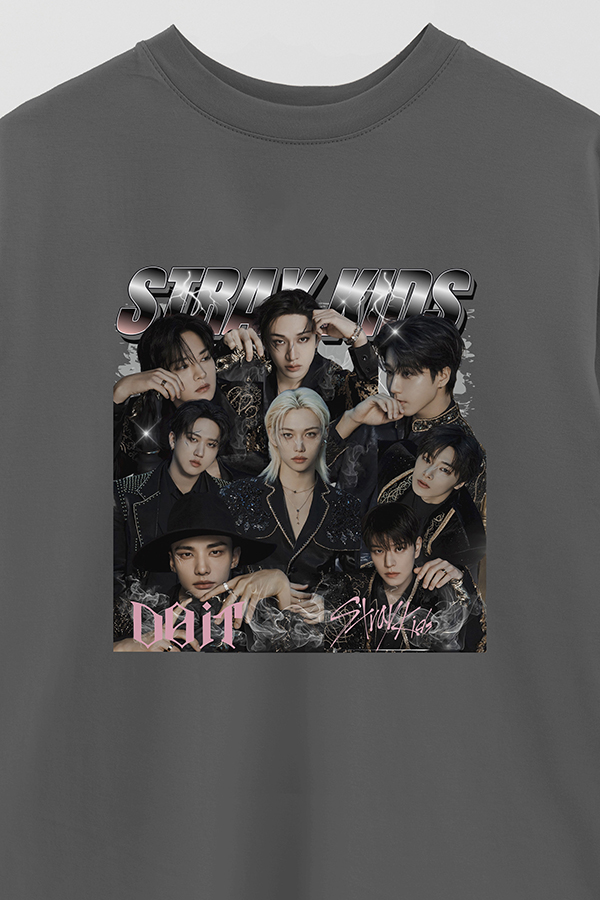 REMERA OVER ESTAMPADA STRAY KIDS BND2