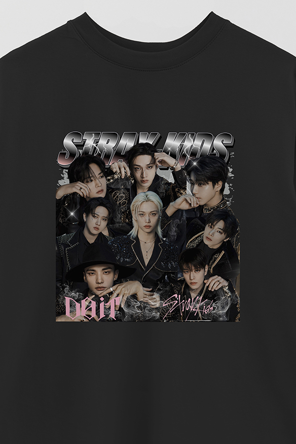 REMERA OVER ESTAMPADA STRAY KIDS BND2