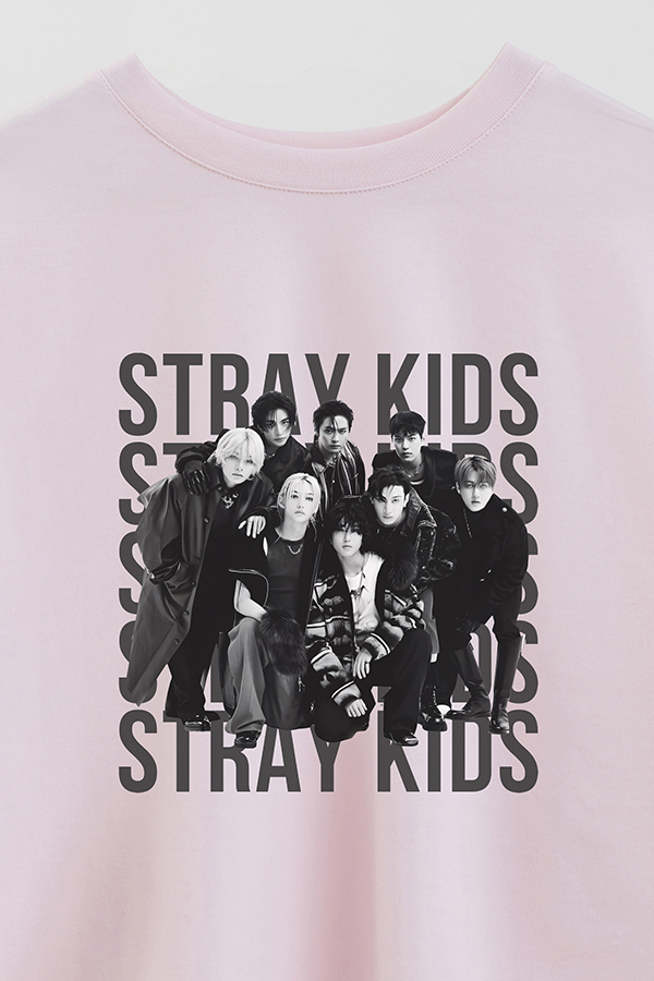 REMERA CROP ESTAMPADA STRAY KIDS BND1