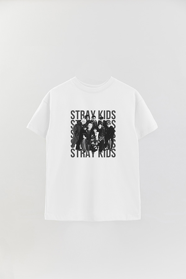 REMERA OVER ESTAMPADA STRAY KIDS BND1