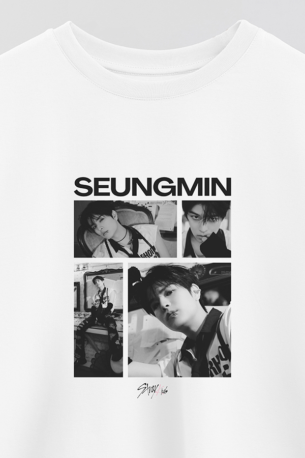 REMERA CROP ESTAMPADA STRAY KIDS SEUNGMIN