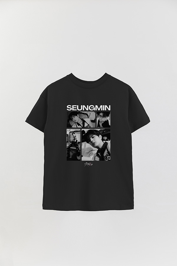 REMERA OVER ESTAMPADA STRAY KIDS SEUNGMIN