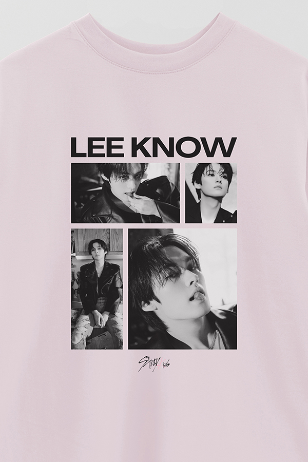 REMERA OVER ESTAMPADA STRAY KIDS LEE KNOW
