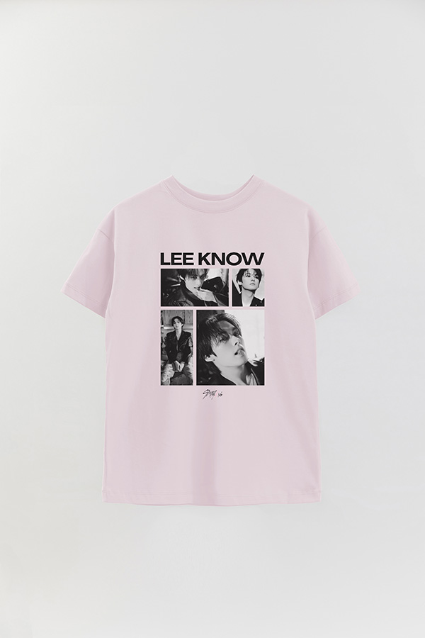 REMERA OVER ESTAMPADA STRAY KIDS LEE KNOW