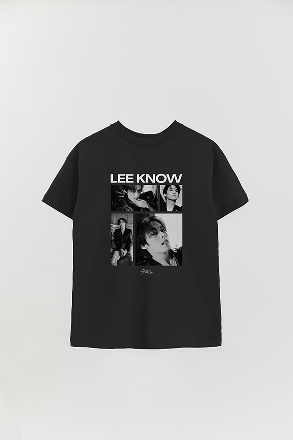 REMERA OVER ESTAMPADA STRAY KIDS LEE KNOW