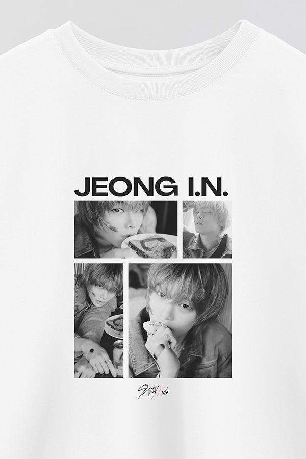 REMERA CROP ESTAMPADA STRAY KIDS I.N
