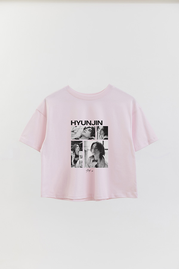 REMERA CROP ESTAMPADA STRAY KIDS HYUNJIN