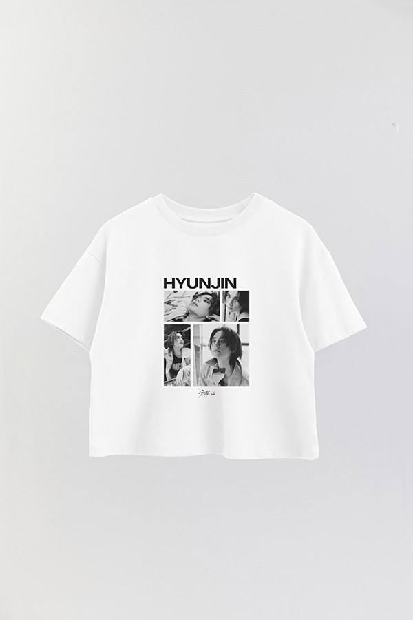 REMERA CROP ESTAMPADA STRAY KIDS HYUNJIN