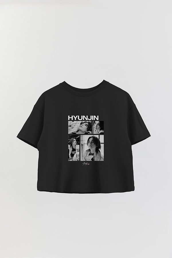 REMERA CROP ESTAMPADA STRAY KIDS HYUNJIN