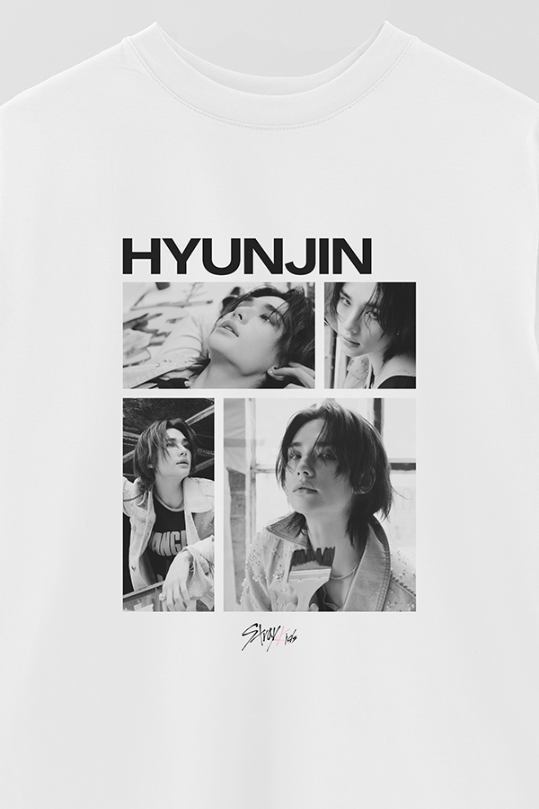 REMERA OVER ESTAMPADA STRAY KIDS HYUNJIN