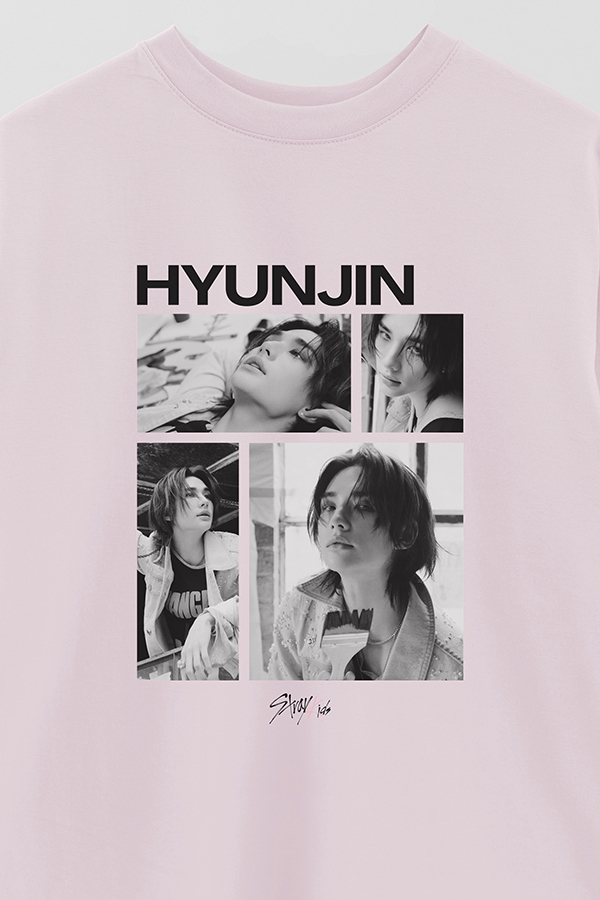 REMERA OVER ESTAMPADA STRAY KIDS HYUNJIN