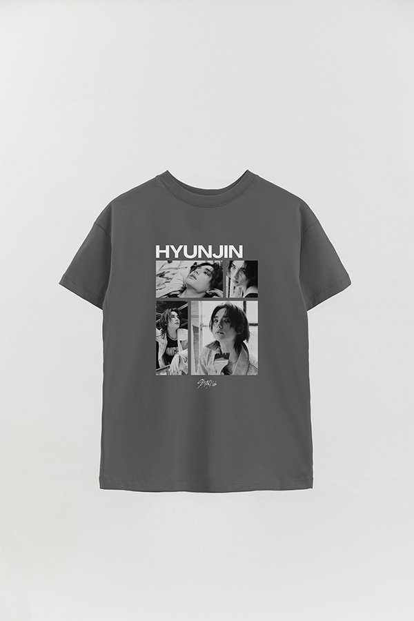 REMERA OVER ESTAMPADA STRAY KIDS HYUNJIN
