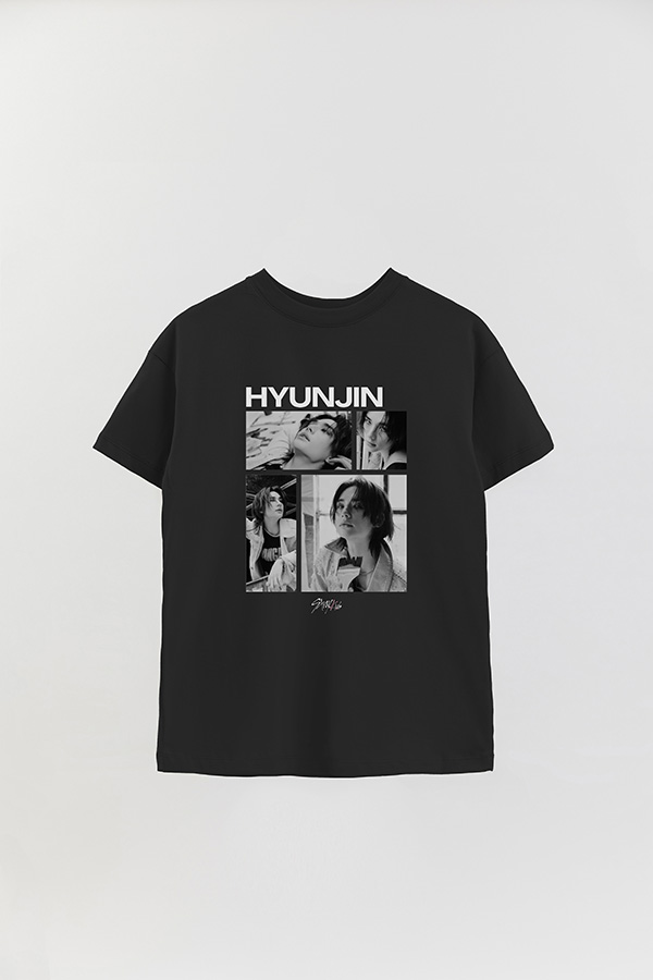 REMERA OVER ESTAMPADA STRAY KIDS HYUNJIN