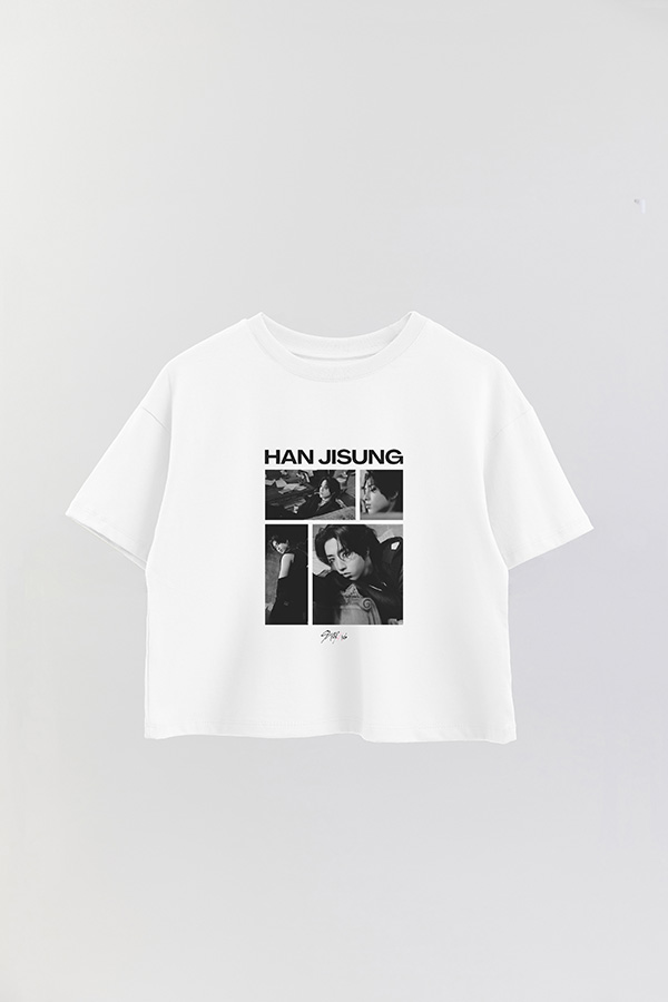 REMERA CROP ESTAMPADA STRAY KIDS HAN