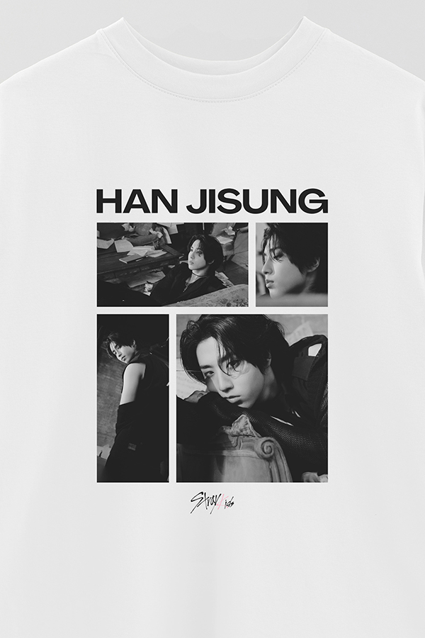 REMERA OVER ESTAMPADA STRAY KIDS HAN