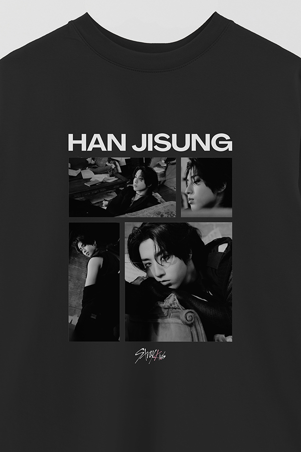 REMERA OVER ESTAMPADA STRAY KIDS HAN