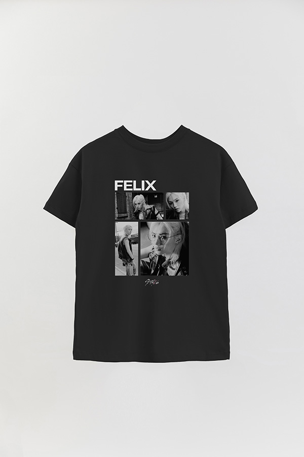 REMERA OVER ESTAMPADA STRAY KIDS FELIX